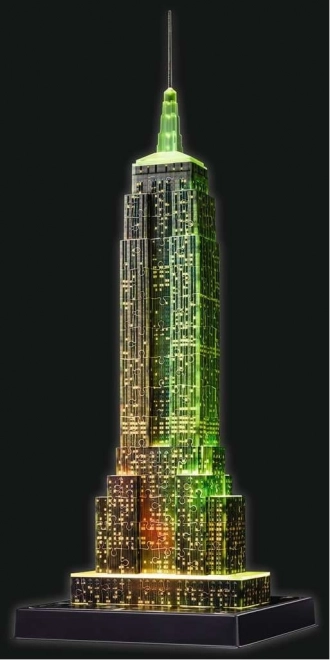 Ravensburger Világító 3D Puzzle Éjszakai Kiadás Empire State Building