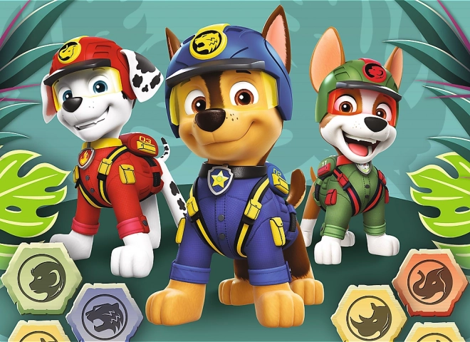 Paw Patrol - kaland a dzsungelben puzzle 20 darab