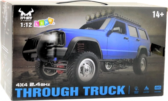 RC versenyautó 4x4 MN78 kék 1:12