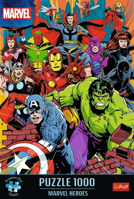 Marvel hősök puzzle 1000 darabos prémium minőség