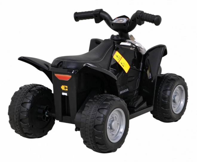 Elektromos Quad Honda 250X TRX Fekete LED világítással és Eko-bőr üléssel