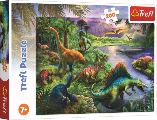 200 darabos dinoszaurusz puzzle