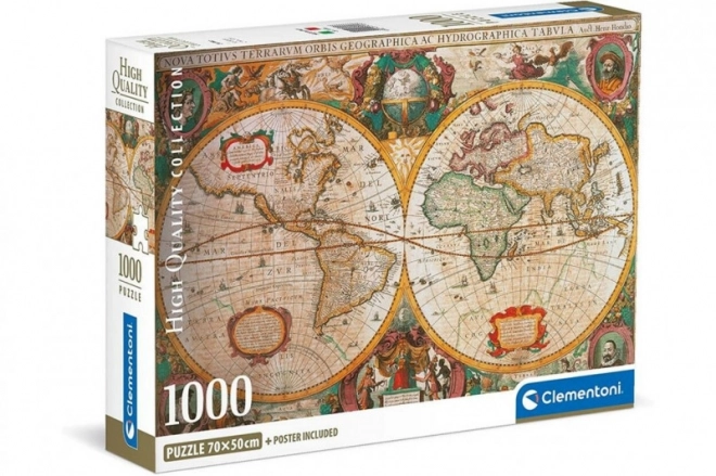 Történelmi felfedezés 1000 darabos puzzle - Clementoni