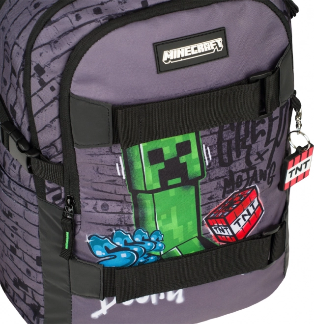 iskolatáska Baagl Skate Minecraft TNT