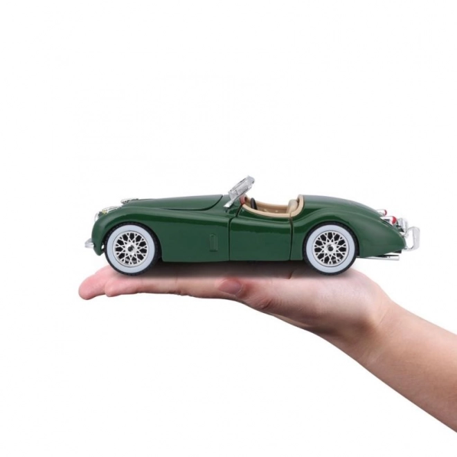 Jaguar XK 120 Roadster modellautó 1951 - zöld