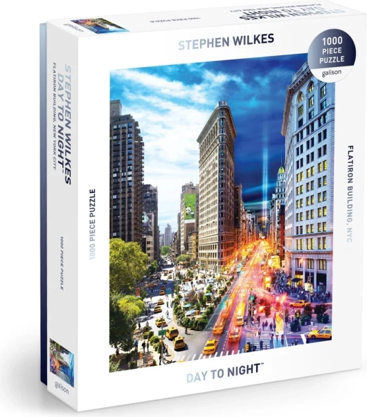 Galison Flatiron Nappal és Éjjel 1000 darabos Puzzle
