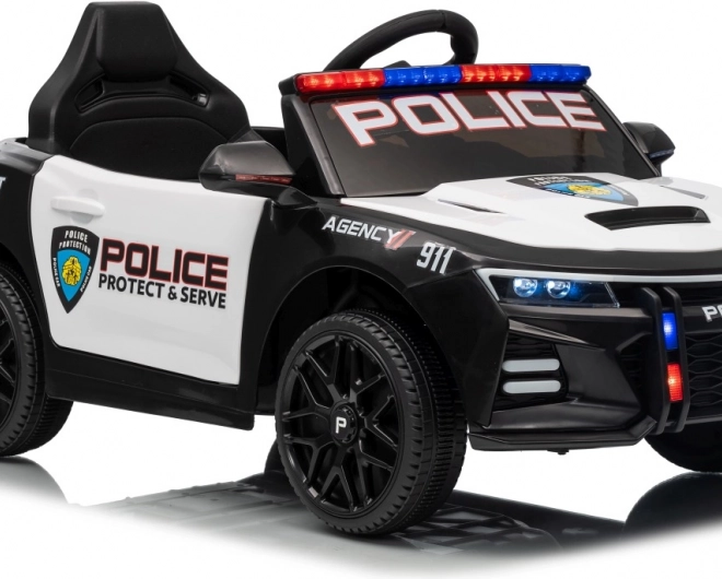 Fekete rendőrautó 911 Ügynökség