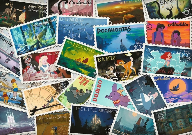 Trefl puzzle Disney 100 éves: Bélyegek 1000 darabos