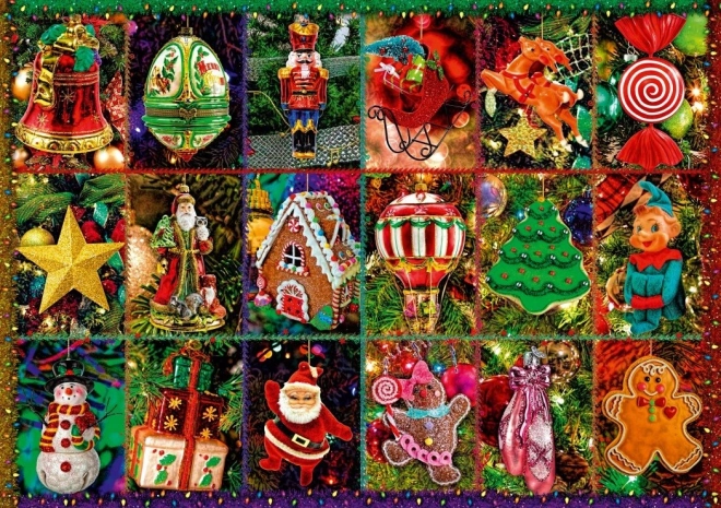 bluebird puzzle karácsonyi díszek 1000 darab
