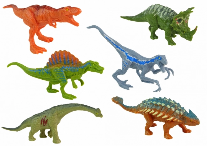 Színes dinoszaurusz figurák 12 darabos szett