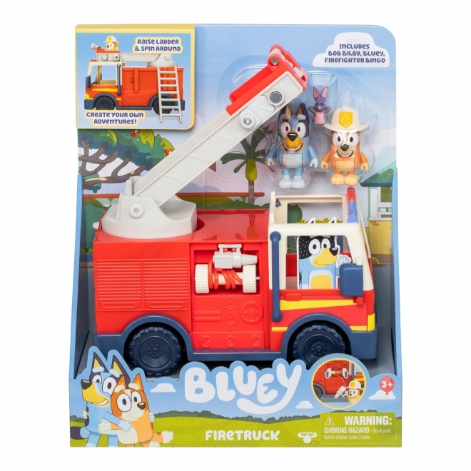 Bluey tűzoltóautó figurakészlet