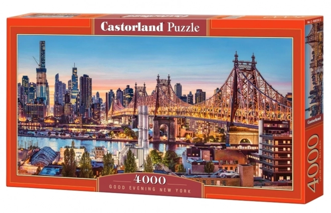 Castorland puzzle 4000 darabos - Esti New York látkép