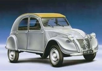 Citroen 2CV műanyag modellkészlet