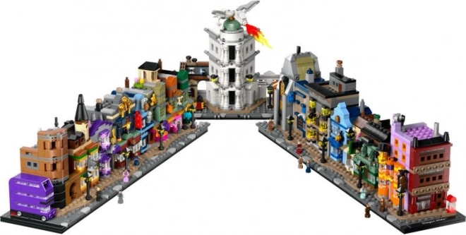 LEGO Harry Potter Varázsló Boltok Miniatűr Modellje a Zsebpiszok Közben