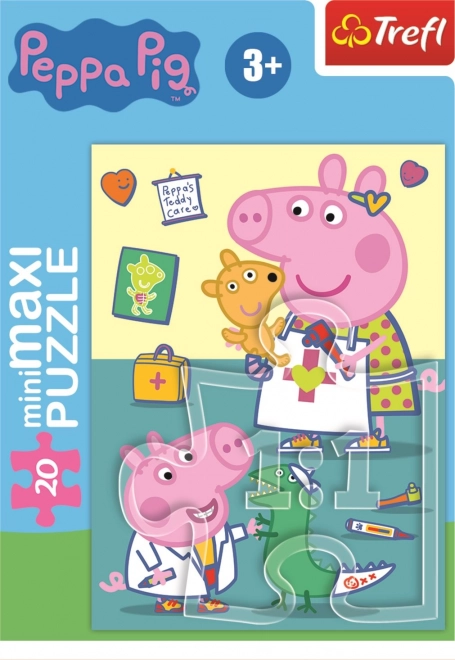 Peppa Pig Egészségügyi Ellenőrzés 20 darabos puzzle