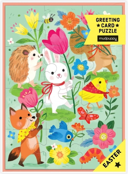 Mudpuppy Puzzle húsvéti üdvözlettel