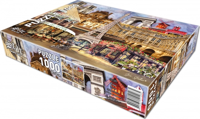 francia 1000 darabos puzzle