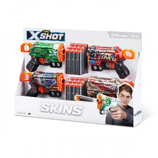 X-Shot Skins Menace dobócsomag 24 nyílvesszővel