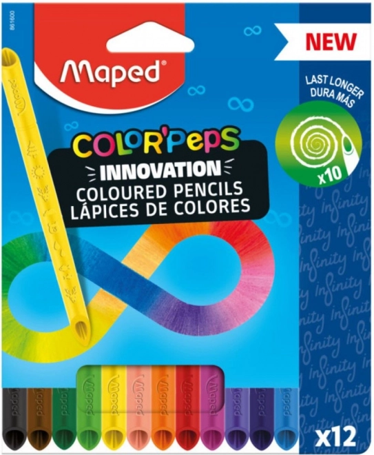 Bezdobú maped color'peps infinity színes ceruza készlet 12 darab