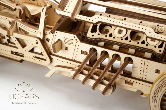 Mechanikus 3D Puzzle U-9 Grand Prix Autó - UGEARS