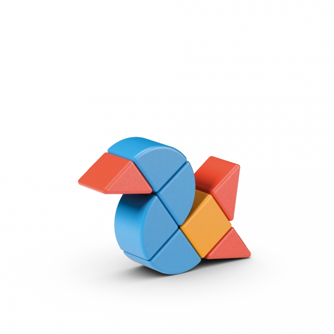 Geomag mágneses építő játék Magicube formák 16 részes