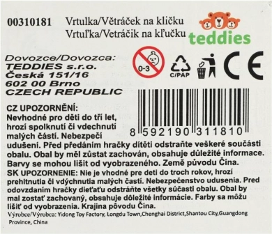 Maci mintás műanyag kézi ventilátor