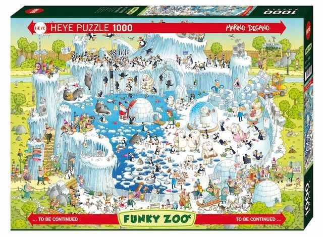 Heye puzzle Őrült ZOO: Sarkvidéki kiállítás 1000 darab