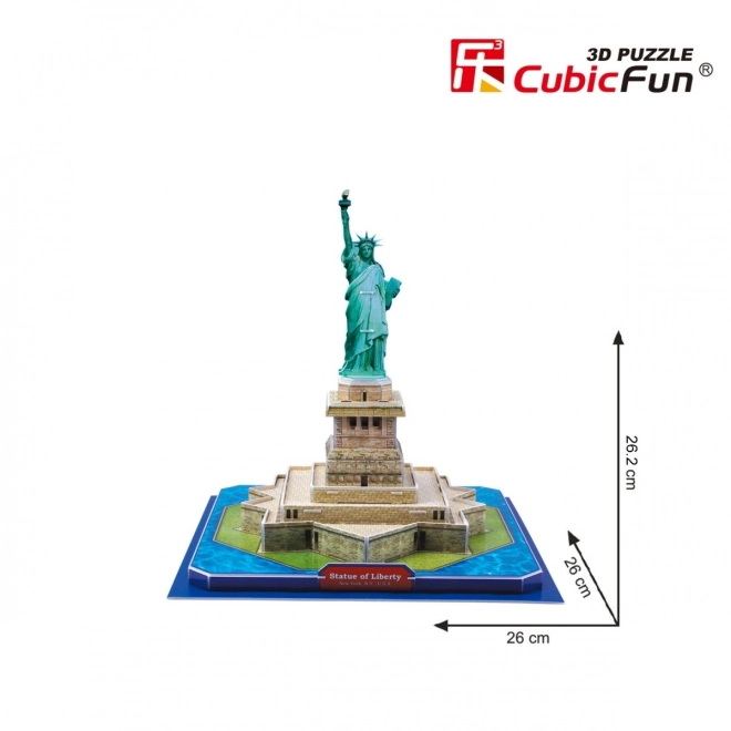 3D Cubicfun puzzle - Szabadság-szobor