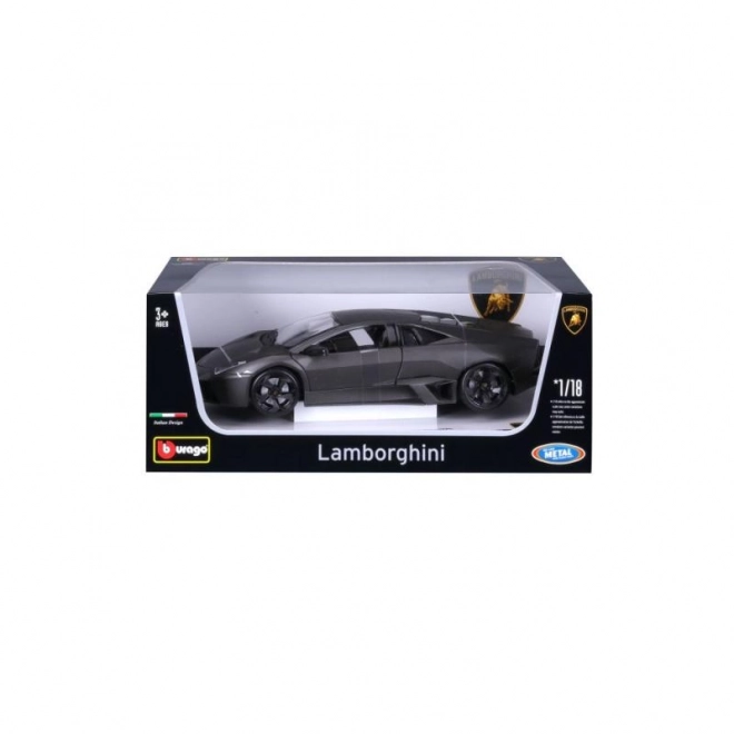 Bburago 1:18 lamborghini reventón fém autó - szürke