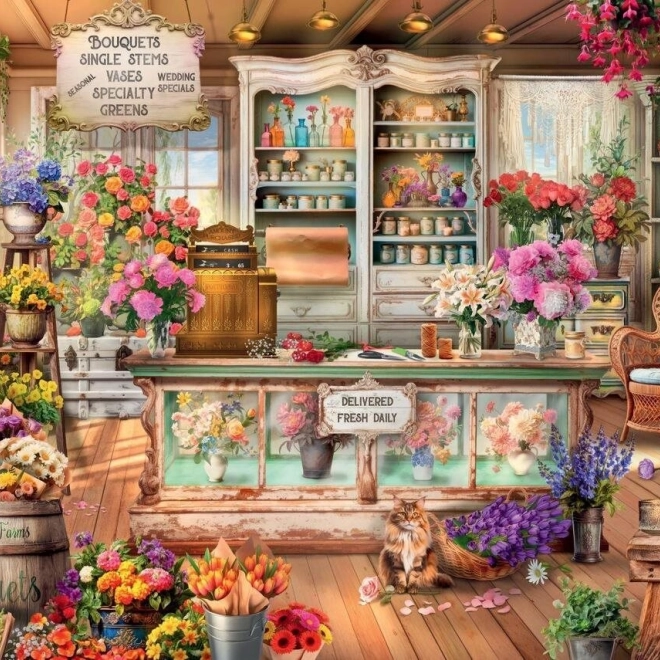 Romantikus Virágkertészet Puzzle 1000 Darabos