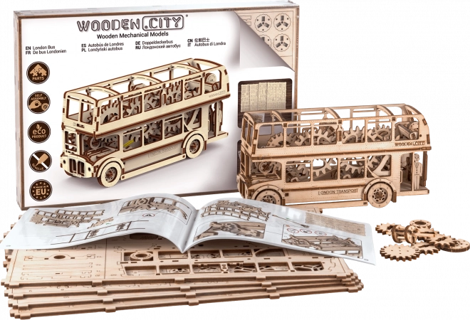 Fa 3D puzzle - londoni busz