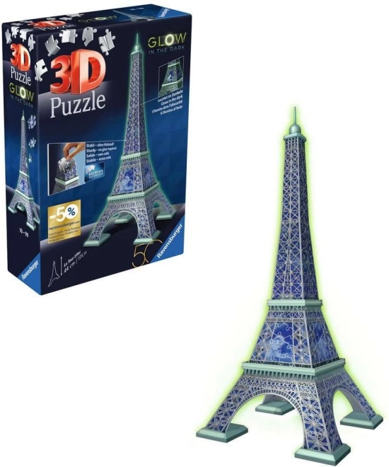 Ravensburger világító 3D puzzle Eiffel-torony