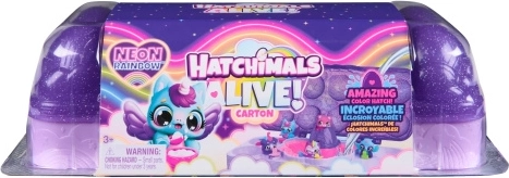 Hatchimals neon szivárvány karton állatka