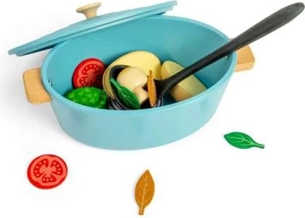 Bigjigs Toys Gyermek Rakott Tál Zöldségekkel
