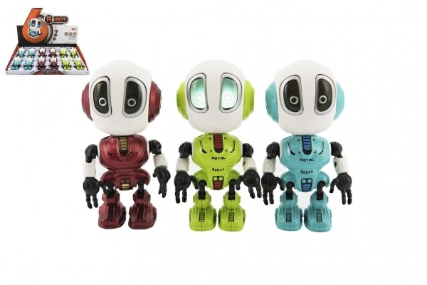 Beszélő robot fénnyel és hanggal
