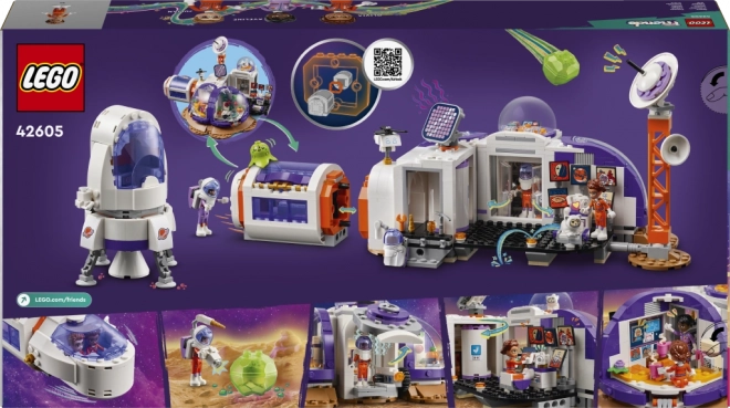 Mars-állomás és rakéta LEGO Friends építőkészlet