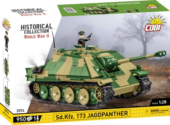 II. világháborús Jagdpanther makett COBI készlet