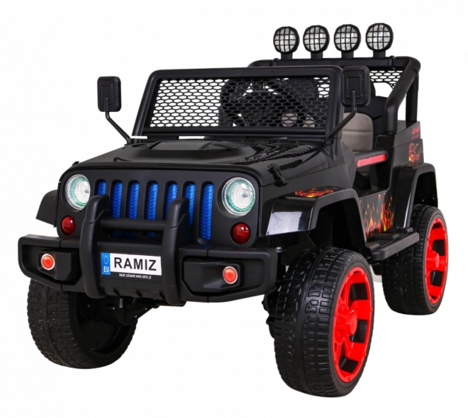 Terén jármű Raptor Drifter Flames + Távirányítás + Hajtás 4x4 + Tároló hely + Lassú indítás + MP3 LED