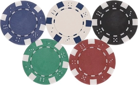 Professzionális, fémmagos zsetonok (10 g)