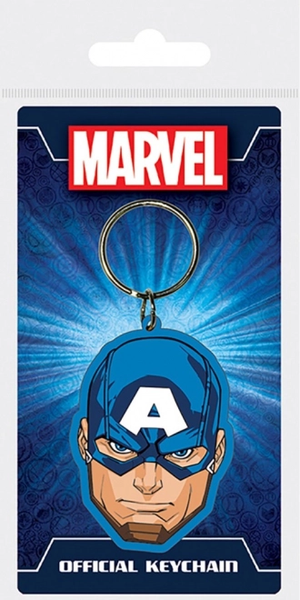 gumírozott kulcstartó Marvel Captain America