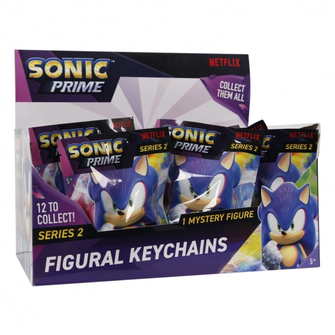 Sonic kulcstartó figura