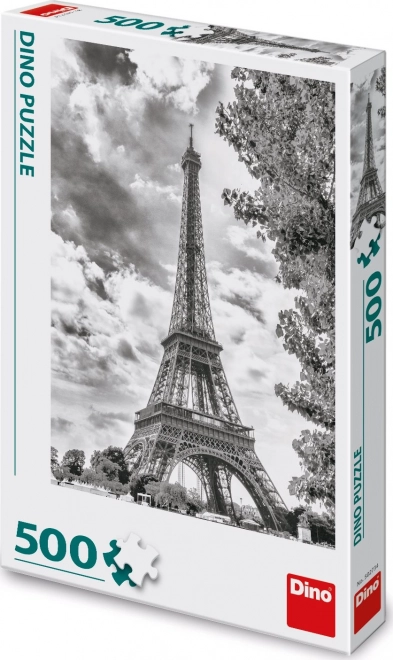 Eiffel-torony fekete-fehér puzzle 500 darabos