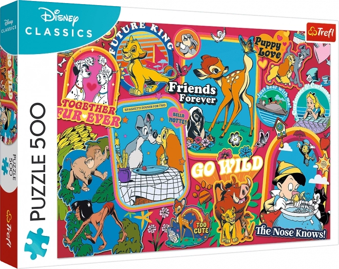 Disney Puzzle 500 darabos Na Éveken Át