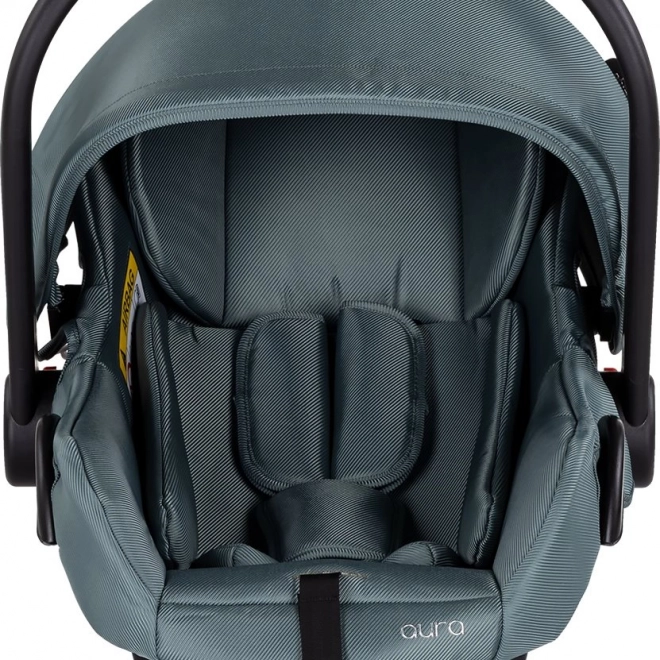 Gyermek autósülés Aura i-Size 40-85 cm Bazsalikom