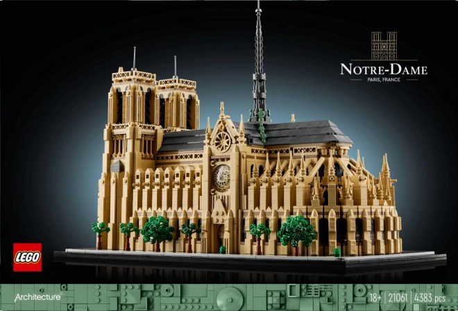 Lego architecture notre-dame párizsban