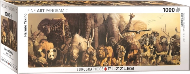 Eurographics panoráma puzzle Noé bárkája 1000 darabos