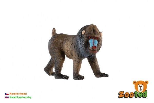 Mandrill figura – 7 cm