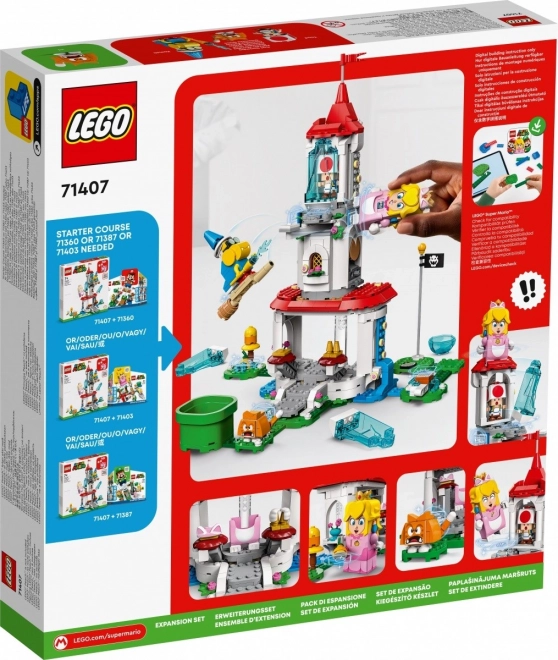 Lego Super Mario - Peach cica és a jégtorony kiegészítő készlet