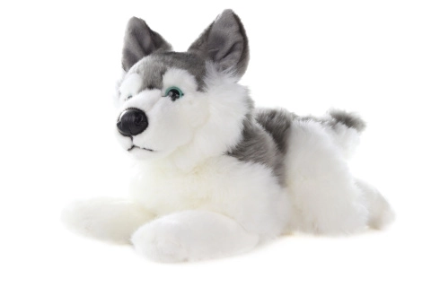 Plüss Husky kutya 34 cm