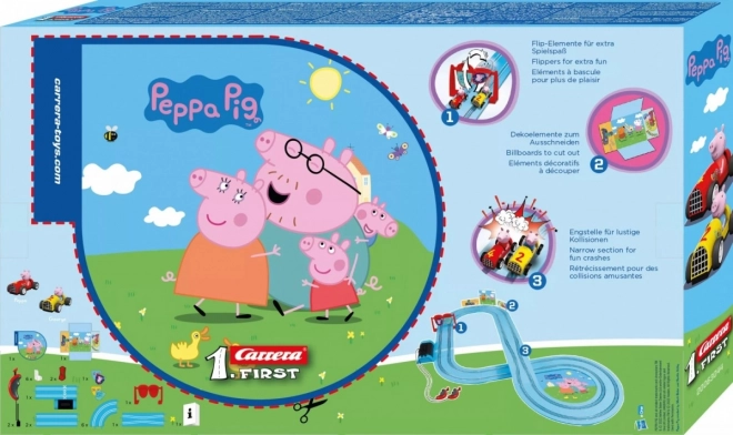 Carrera First autodráha Prasátko Peppa